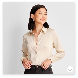 A New Day Satin shirt NWT!!